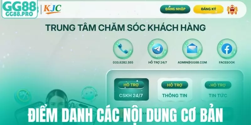 Điểm danh các nội dung cơ bản trong chuyên mục